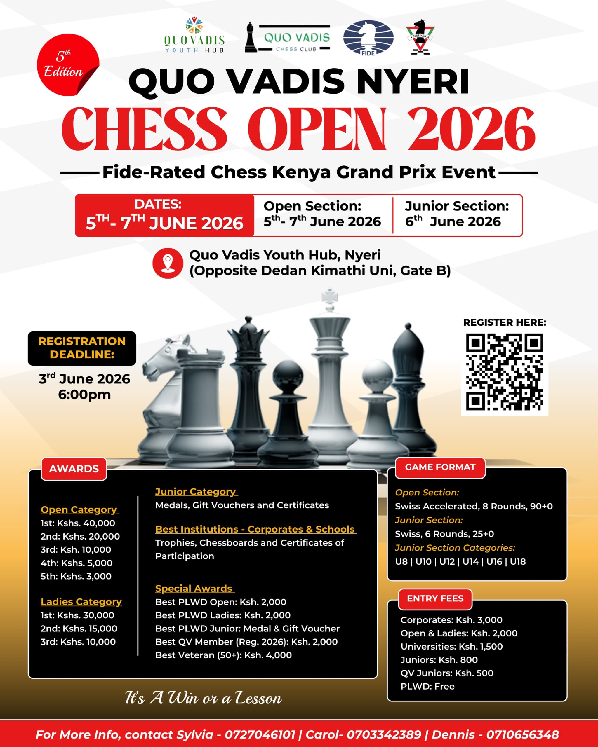 Quo Vadis Nyeri Chess Open 2026